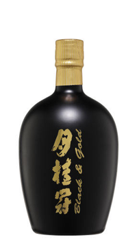 A product image for Gekkeikan Horin Black and Gold Sake 750ml