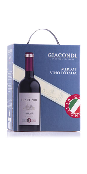 A product image for Giacondi Merlot 3L Box
