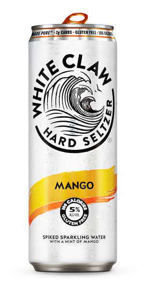 A product image for White Claw – Mango Seltzer